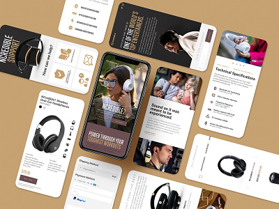 NCredible Audio Responsive eCommerce Website