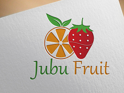 Jubu Fruit banner design business card flyer design graphic design illustrator logodesign photoshop