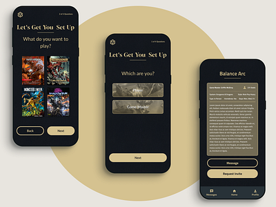 Party Starter app dd dnd dungeons dragons party side project starter
