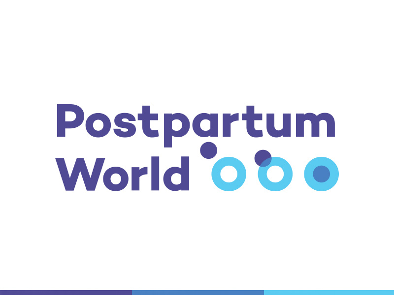 Postpartum World depression baby pregnant blog postpartum identity logo