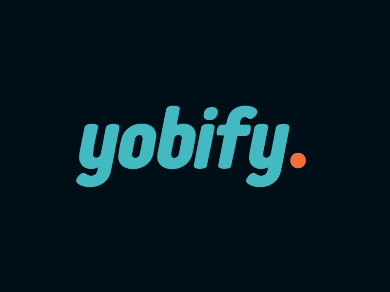 Yobify Logo after effects animation branding gif logo