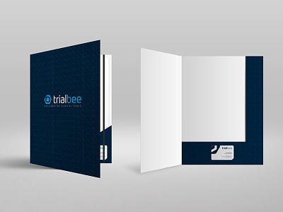 Trialbee Folder branding folder logo stationary