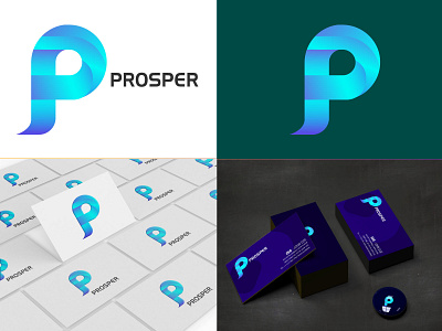 P Modern Logo ( Prosper )