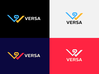 V latter Mark (VERSA) brand design branding design graphic design icon illustration logo ux vector