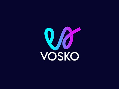 V Latter Logo (VOSKO)