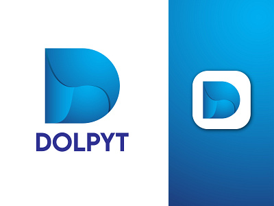 D Modern Logo - App Icon (DOLPYT) brand design branding design dlogo dmodernlogo graphic design icon illustration logo modernlogo ui ux vector