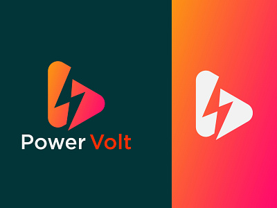 Power Volt Logo Design