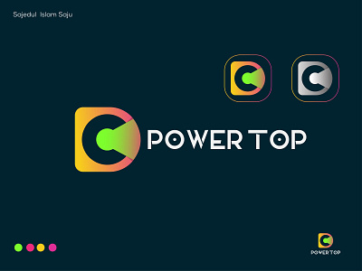 Power Top Logo Design. brand design branding design graphic design icon illustration logo ui ux vector