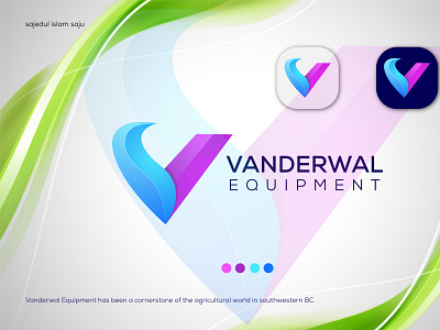 Modern V Latter Logo. brand design branding design graphic design icon illustration logo ui ux vector