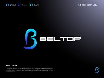 Modern B Latter Logo - (BELTOP)