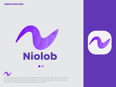 Modern N Latter Logo Design. brand design branding design graphic design icon illustration logo ui ux vector