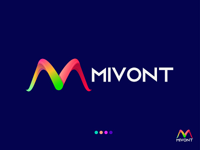 M Modern Logo Design.