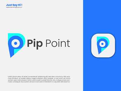 New Logo Design For Pip Point Company. brand design branding design graphic design icon illustration location logo point ui ux vector