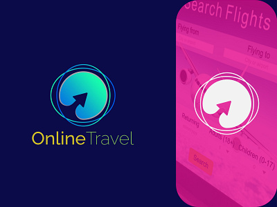 Travel Agency Logo Concept - Online Travel Logo Design.