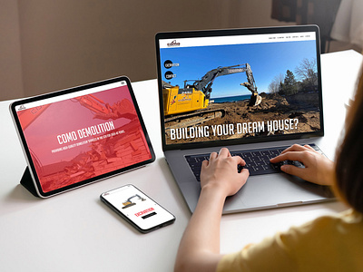 COMO Demolition and Excavation Website