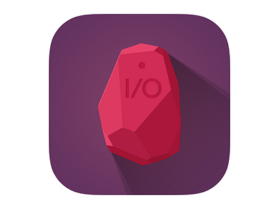 I/O Staff Attendance App Icon app beacon flat icon ios