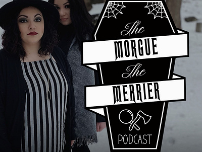 Covert Art - The Morgue The Merrier Podcast branding instagram logo podcast