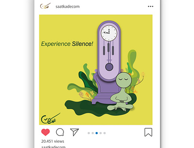 ENGLISHH 01 clock design graphicdesign illustration instagram instagram post parisa socialmedia vectorart watch