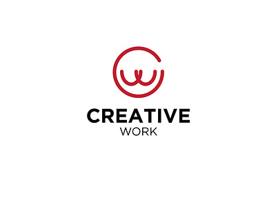 Creative Work Logo abstract logo brand design brand designer brand identity brand identity design branding branding design creative logo flat flat design lettermark logo logo minimal minimalist logo modernlogodesign typogaphy