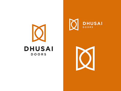 Dusai doors Logo abstract logo brand brand design brand designer brand identity brand identity design branding branding design creative logo flat flat logo design lettermark logo logodesign logotype modernlogodesign simple simple logo