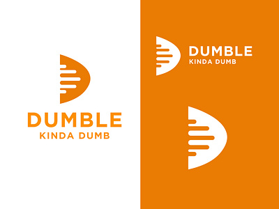 Dumble Kinda Dumb abstract logo brand design brand designer brand identity brand identity design branding branding design funny joke laugh laughing lettermark logo logo logotype minimal minimalist logo modernlogodesign simple logo