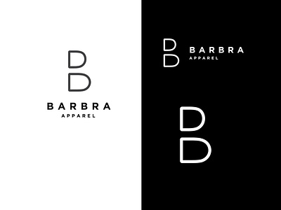 Barbra Apparel apparel logo brand and identity logo design brand design brand designer brand identity brand identity design branding branding design clothing brand creative creative logo flat lettermark logo minimal minimalist logo modernlogodesign simple logo