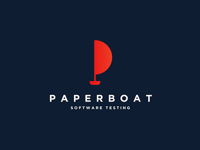 Paperboat Software Testing abstract logo brand design brand designer brand identity brand identity design branding branding design creative creative design creative logo flat logo icon lettermark logo logo logotype minimal minimalist design minimalist logo modernlogodesign typogaphy