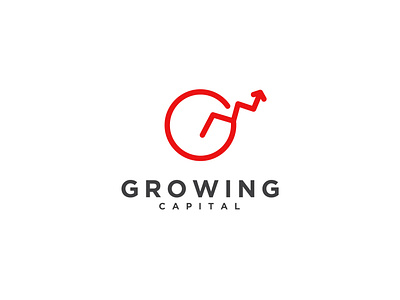 Growing Capital abstract logo brand design brand designer brand identity brand identity design branding branding design flat lettermark logo logo logo design logo design branding logo design concept logo designs logotype minimalist logo modernlogodesign