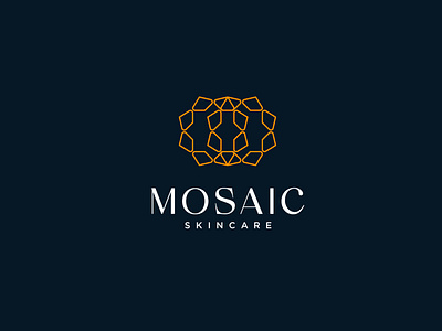 Mosaic Skincare abstract logo brand design brand designer brand identity brand identity design branding branding design creative creative logo creative logo design creativity lettermark logo logotype minimalist logo modernlogodesign