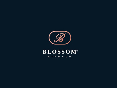 Blossom Lipbalm abstract logo brand designer brand identity brand identity design branding branding design flat flat design lettermark logo logo logo design branding logotype minimalist logo modernlogodesign simple logo skincare logo