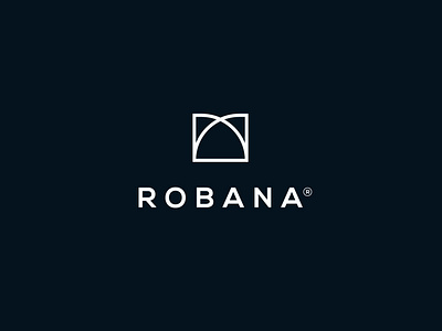 ROBANA abstract logo brand designer brand identity brand identity design branding branding design concept creative creative logo flat lettermark logo logodesign minimal minimalist logo modern logo modernlogodesign simple logo