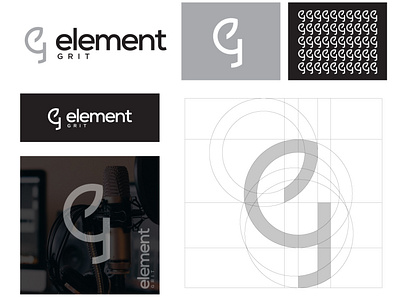 Letter E + Letter G monogram logo