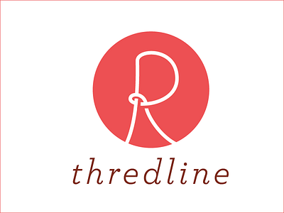 thredline fashion line logo red thread thred