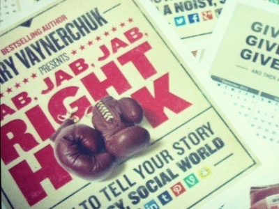 Jab Jab Jab Right Hook book book cover gary vaynerchuk logo social