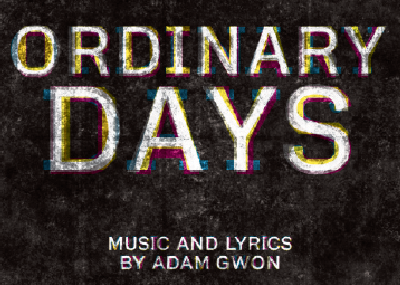 ORDINARY DAYS cmyk fonts logo multiply poster roundabout underground texture type
