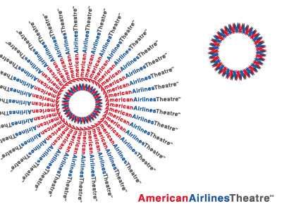 American Airlines Theatre II american airlines blue fun grey multiply pattern poster red theatre