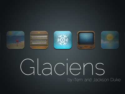 Glaciens SD glaciens icon iphone ipod theme touch
