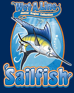 Wet A Line Sailfish fishing sailfish t shirt