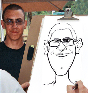 Caricature From Tampa Event caricature cartoon portrait