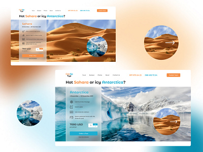 Travel agency landing page concept design graphic design landingpage travelling ui uiux webdesign