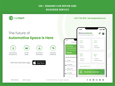 On demand car repair and roadside assistance