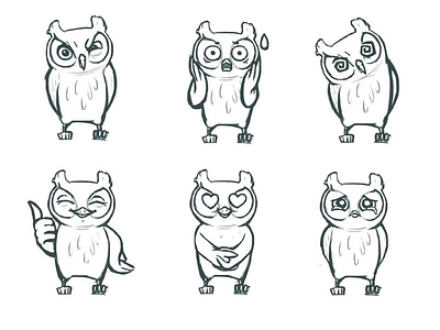 Owl Concept owl sketch