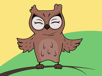 Owl concept enjoy owl