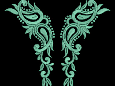 EMBROIDERY DESIGN WITH SIMPLE STYLE