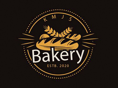 KMJS Bakery branding design graphic design illustration illustrator logo minimal typography vector website