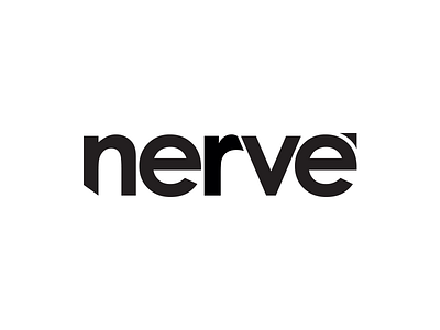 Branding: Nerve brand identity branding design logo tech typography web design