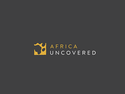 Branding: Africa Uncovered brand identity branding design logo travel web design