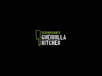 Branding: Guerrilla Kitchen brand identity branding design food logo restaurant