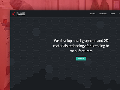 Web design - Cambridge Graphene branding design tech technology ui web design