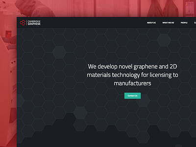 Web design - Cambridge Graphene